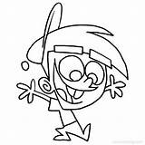 Fairly Oddparents Timmy Xcolorings Trixie Tang Odd sketch template