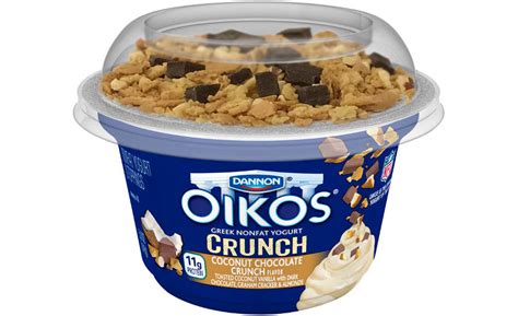 Dannon adds crunch to Light & Fit, Oikos yogurt lines