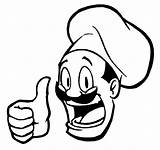 Chef Clipart Happy Animated Face Cook Cliparts Gambar Ape Education Big Transparent Imagenes Clip Nite Cap Clipartmag Food Things Library sketch template