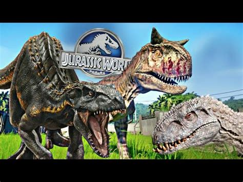 jurassic world evolution indoraptor  indominus rex luta de
