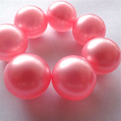 hot wholesale  pink pearl  shaped bath oil bath beads