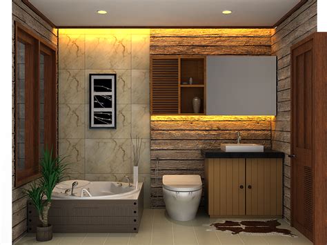 desain interior kamar mandi modern terbaru