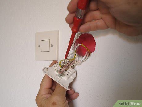wire  wall switch  steps  pictures wikihow