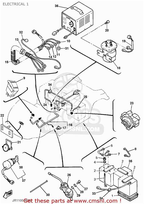 complete guide yamaha  electric golf cart wiring diagram