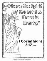 Bless Printables Patriotic Lessons Freedom Christianpreschoolprintables Preschool Stleothegreat sketch template