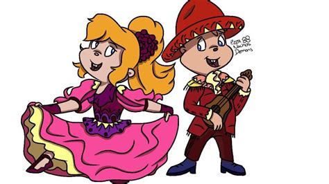 Alvin And Brittany Fan Art Inspired By Mexico —alvin And