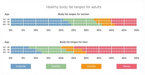 body fat percentage chart by age and gender chart walls