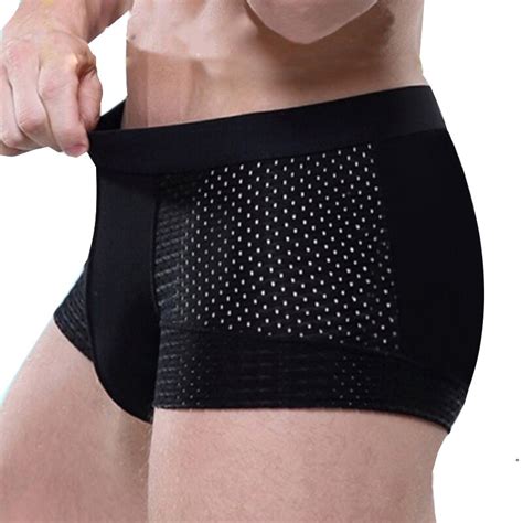 breathable mesh silk men s boxer four corner underwear wholesale new