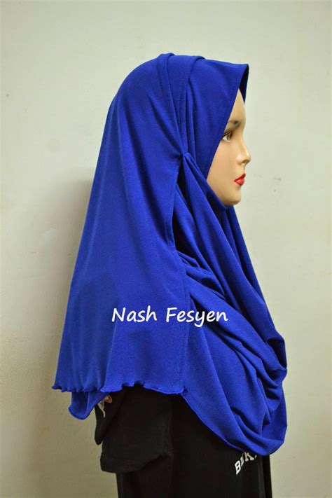 nash fesyen shawl instant 2 muka