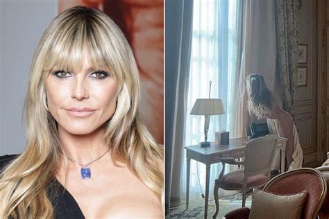 Heidi Klum Shares Cheeky Nude Photos In Paris Ahead Of Her Couture