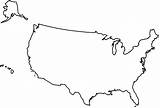 Map States Coloring United Outline Usa Pages Printable Clipart Texas Kids State Presidents Maps Title Bigactivities Flag Colouring Color Blank sketch template