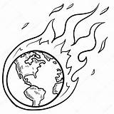Warming Calentamiento Planeta Yayimages Salvemos Seleccionar sketch template