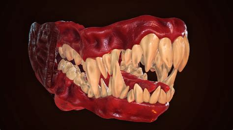 artstation dragon teeth mouth