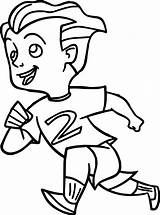Coloring Pages Runner People Running Walking Getcolorings Color High sketch template