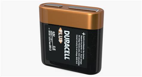 duracell   volt battery  model cgtrader