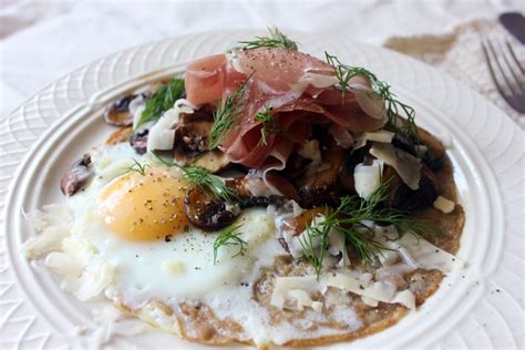 More On Buckwheat Pancakes Fried Egg Balsamic Glazed Mushrooms
