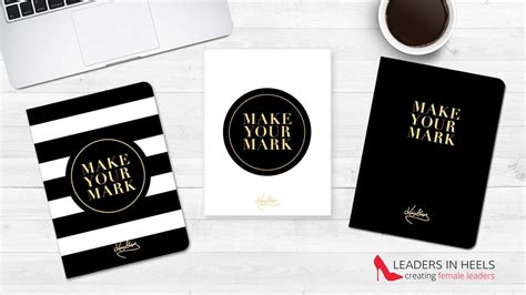 Leaders In Heels Notebooks And Journals Empowering Women By