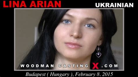 lina arian all girls in woodman casting x