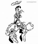 Lucky Luke Rodeo Pages Coloring Cartoon Kids Drawing Color Character Da Printable Coloriages Sheets Kid Back Getdrawings Salvato sketch template