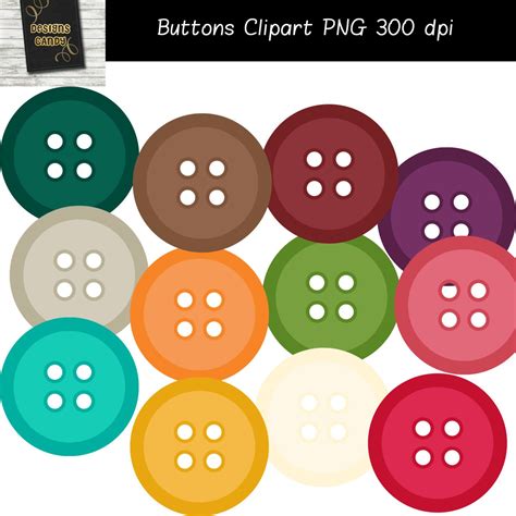 buttons clipart printable picture  buttons clipart printable