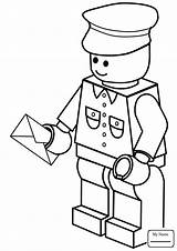 Lego Coloring Man Postman Pages Drawing Post Mailman Printable Office Color Getdrawings City Dolls Toys Team Hat Colorings Cowboy Coloringpagesonly sketch template