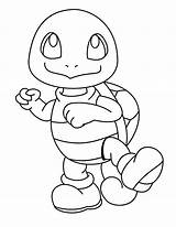 Squirtle Coloring Pages Baby Pokemon Printable Koopa Template sketch template
