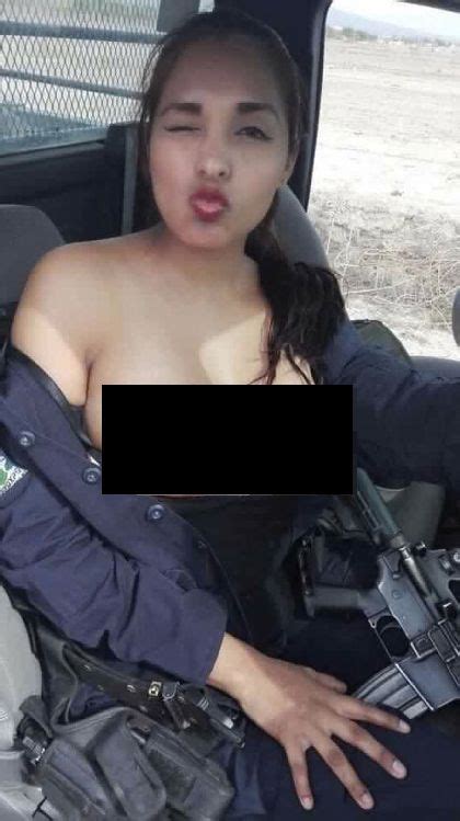 photo mexican officer s topless viral selfie leads to suspension
