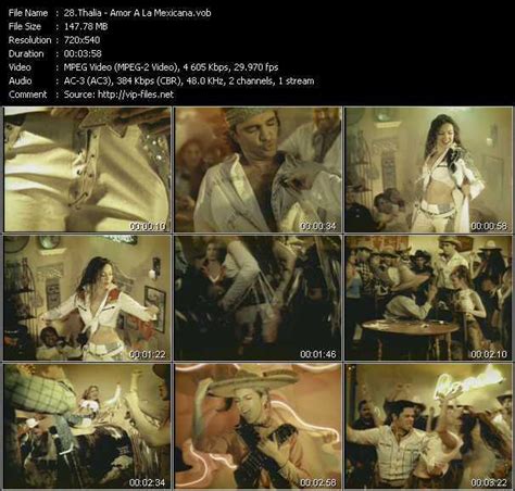 Thalia Amor A La Mexicana Download Music Video Clip