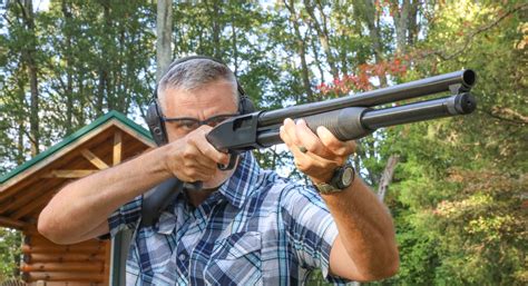 mossberg maverick   affordable  defense shotgun  official