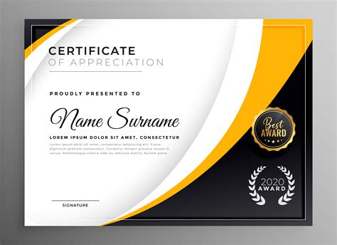 professional certificate templates  word awesome template collections