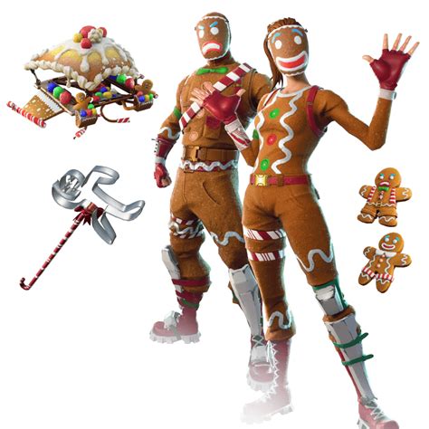 gingerbread fortnite bundle skin tracker