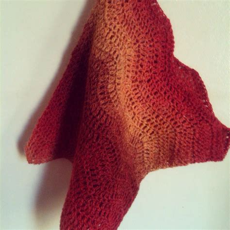 Hand Crochet Wave Pattern Cowl 100 Variegated Dyed Wool Contact Me
