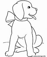 Coloriage Chiot Retriever Colorier Chiots Animaux Enfant Getdrawings Colorare Clipartmag Sheets Perros Present Malvorlagen sketch template