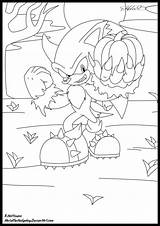 Werehog Sonic Robot sketch template