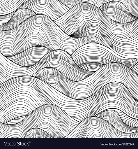 wave  pattern sea water texture abstract vector image