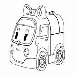 Poli Robocar Coloring Pages Printable Books sketch template