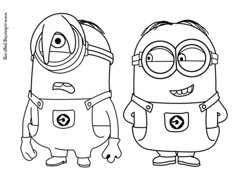 despicable  minion coloring pages coloring home