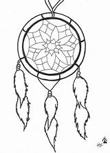Dream Catcher Coloring Pages Tattoo Easy Dreamcatchers Dreamcatcher Drawing American Catchers Tattoos Stencils Adult sketch template