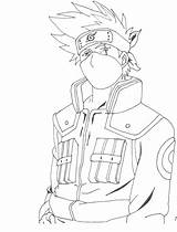 Kakashi Coloring Pages Hatake Getcolorings sketch template