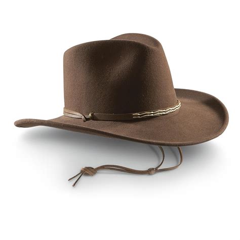 bailey orbell lite felt cowboy hat brown  hats caps