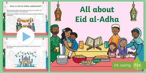 eid story  early years eid al adha powerpoint twinkl