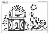 Printable Kids Activities Farm Coloring Preschool Pango Kindergarten Studio Printables Learning Color Workshop Coloriage sketch template