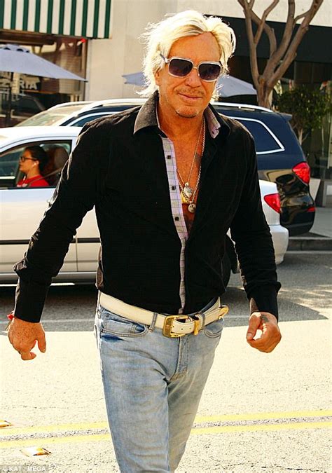 mickey rourke heads to posh hair salon in beverly hills daily mail online