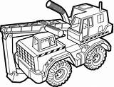 Backhoe Coloring Pages Template sketch template