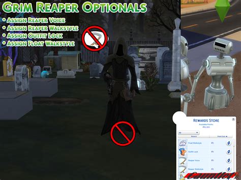 Grim Reaper Optionals The Sims 4 Mods Curseforge
