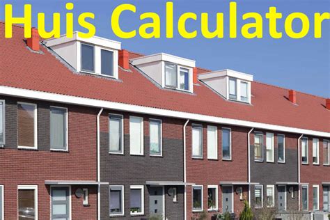 huis calculator totale kosten berekenen  verbouwkosten