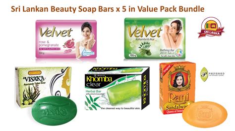 beauty soap bars  sri lanka velvet rani kohomba visaka     pack ebay