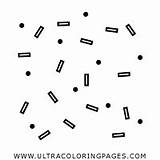 Confetti Coloring Pages sketch template