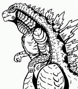 Coloring Godzilla Pages Muto Related sketch template