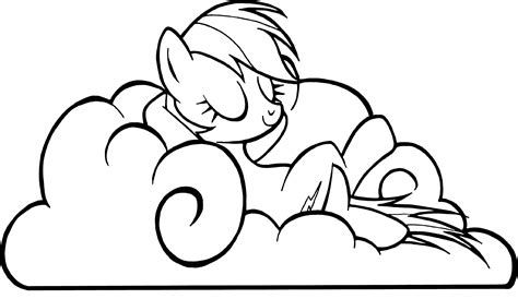rainbow dash coloring pages    print